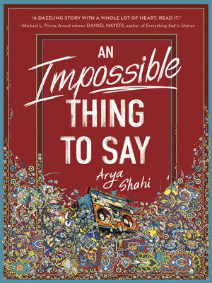 cover image of An Impossible Thing to Say